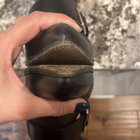 Jason Wu Double Buckle Pointed Toe Leather Booties - Picture 9 of 12